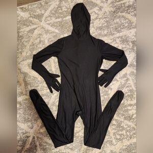 Official Morphsuits Black Adult Medium M Unisex Fitted Costume Halloween Cosplay